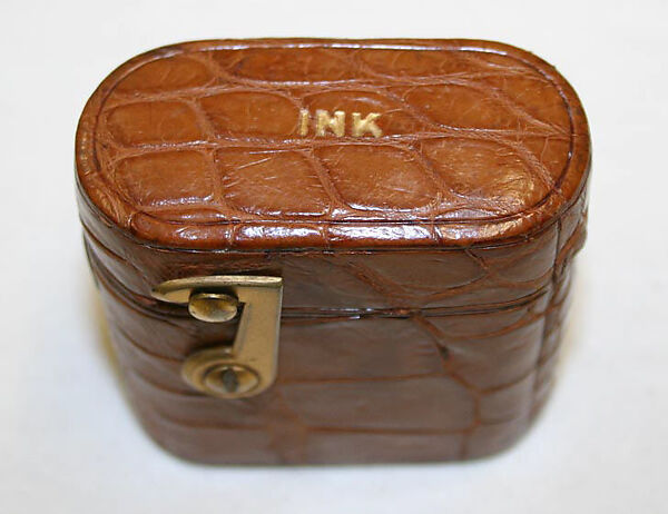 Case, leather, silk, ivory, paper, metal, bristle, crystal, mother-of-pearl, British