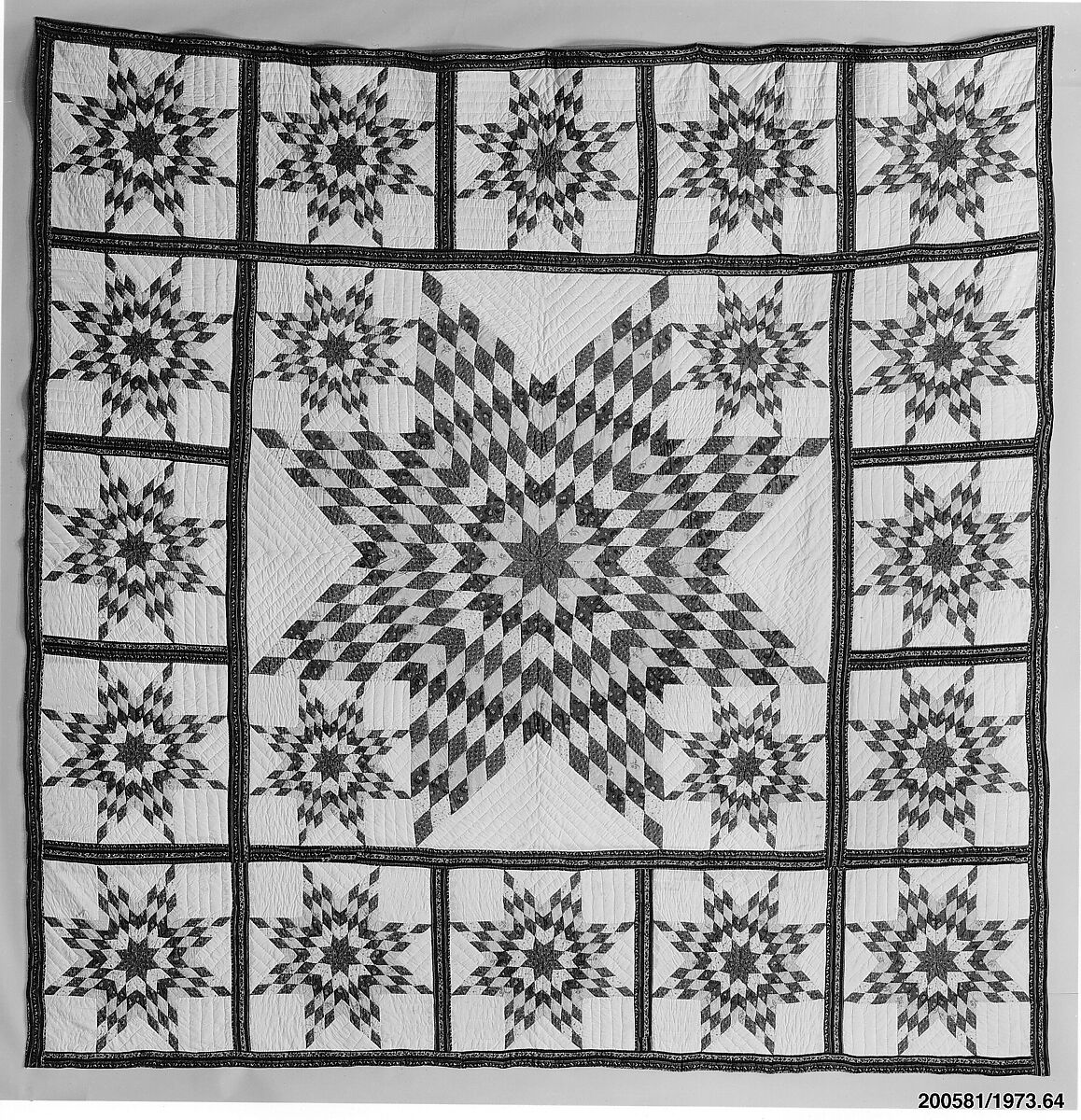 Star of Bethlehem Quilt, Cotton, American