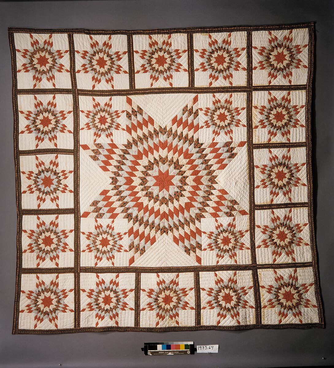 Star of Bethlehem Quilt, Cotton, American