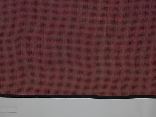 Quilt, Sunshine and Shadow pattern, Amish maker, Wool and cotton, American