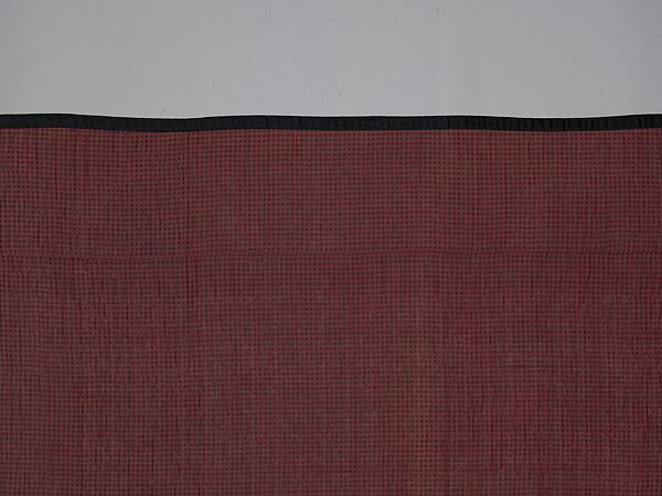 Quilt, Sunshine and Shadow pattern, Amish maker, Wool and cotton, American