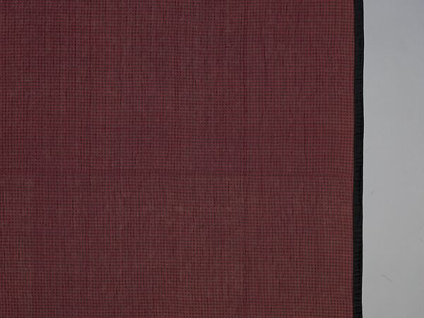 Quilt, Sunshine and Shadow pattern, Amish maker, Wool and cotton, American