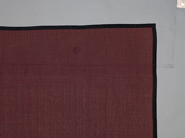 Quilt, Sunshine and Shadow pattern, Amish maker, Wool and cotton, American