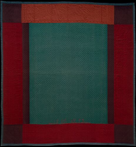 Quilt, Center Square and Bars pattern