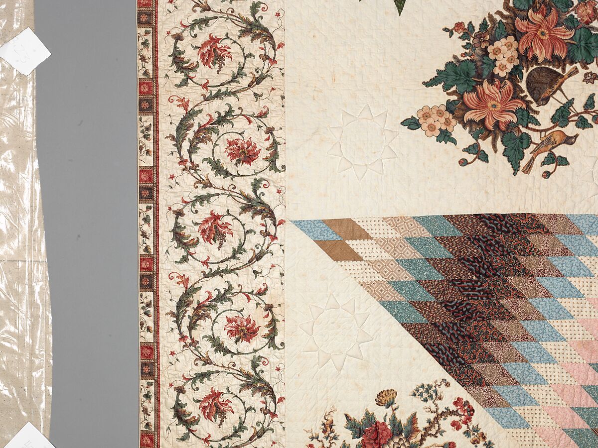 Star of Bethlehem Quilt, Cotton, American