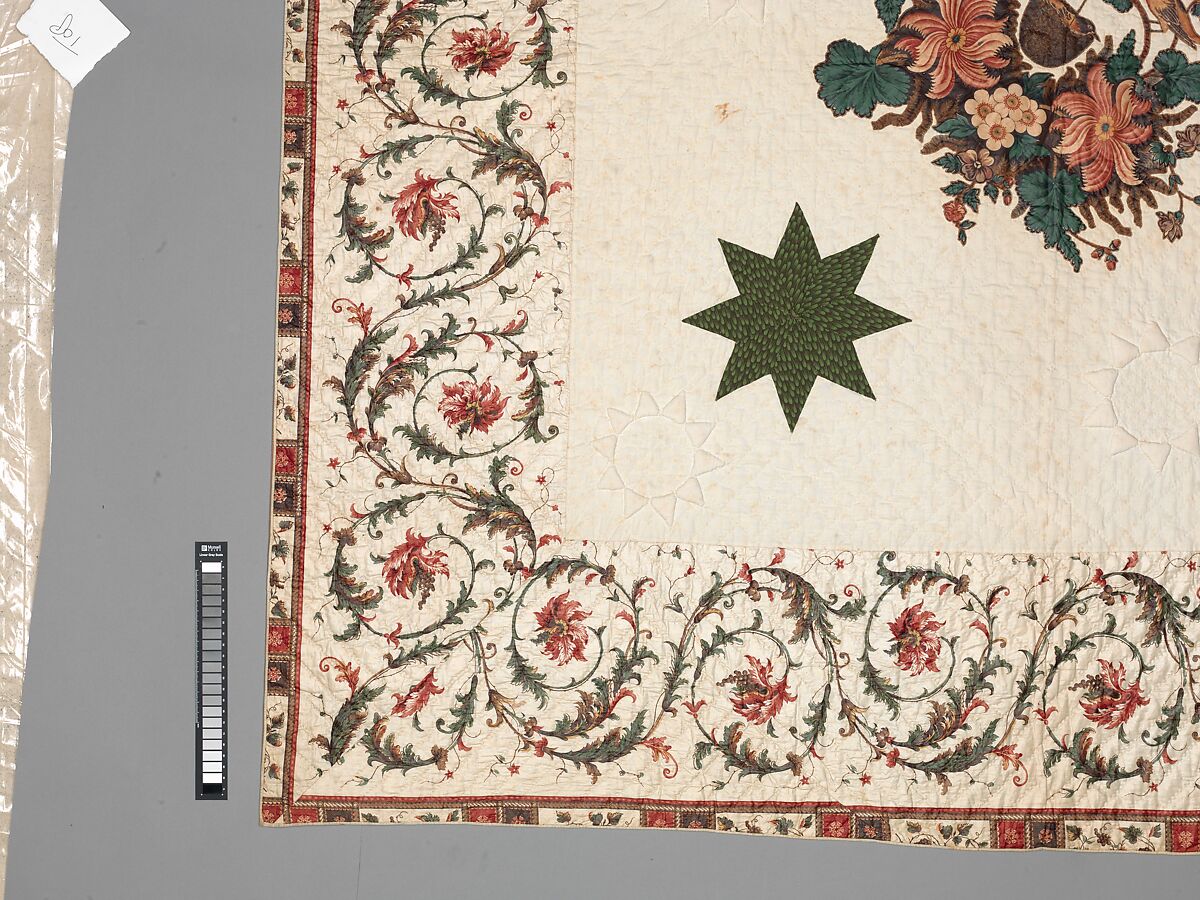 Star of Bethlehem Quilt, Cotton, American