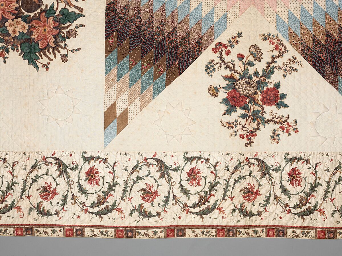 Star of Bethlehem Quilt, Cotton, American