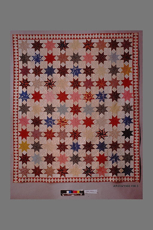 Star of Lemoyne Quilt, Rebecca Davis, Cotton, American