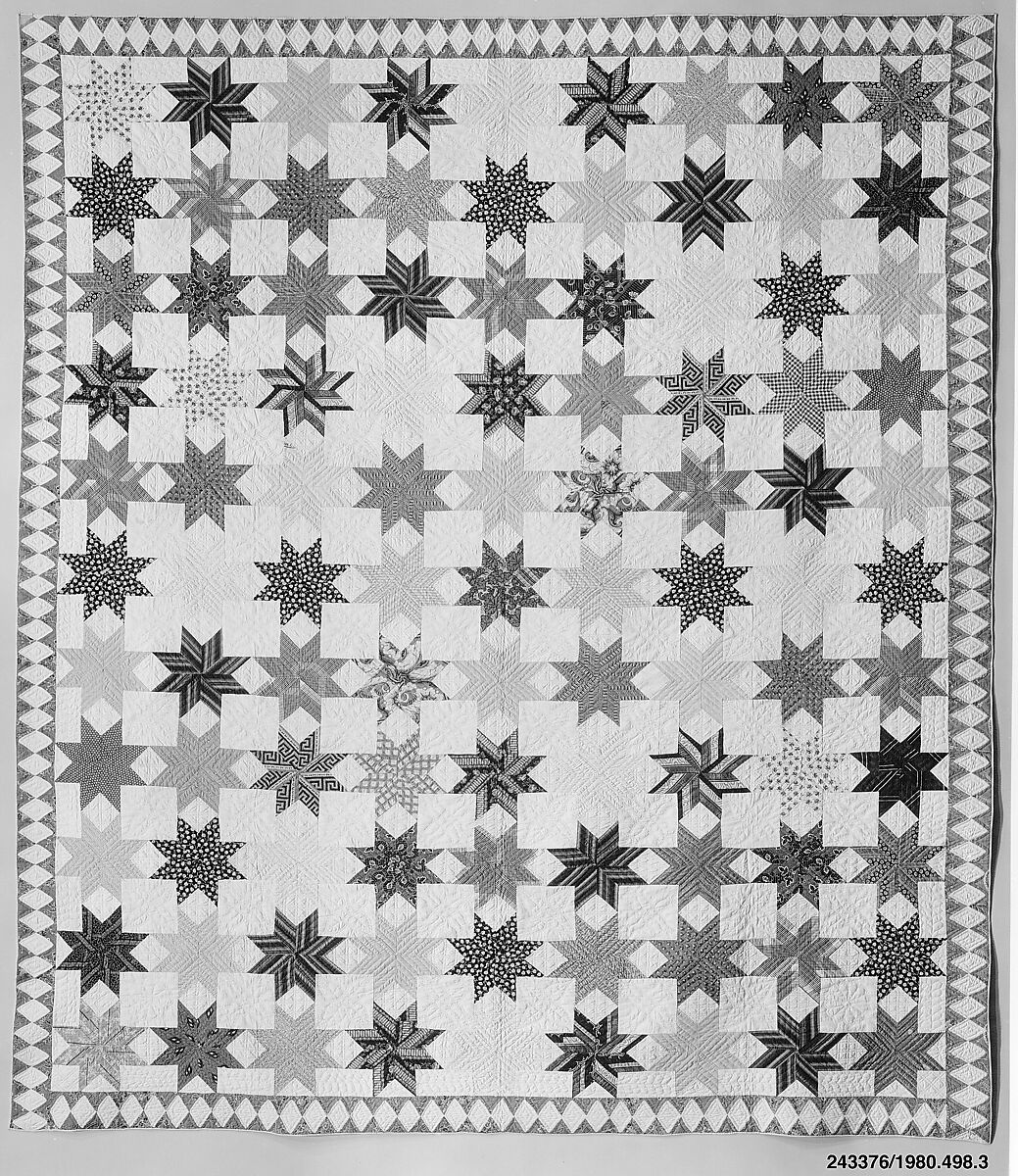 Star of Lemoyne Quilt, Rebecca Davis, Cotton, American