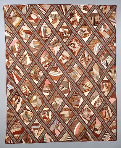 Quilt, Contained Crazy pattern