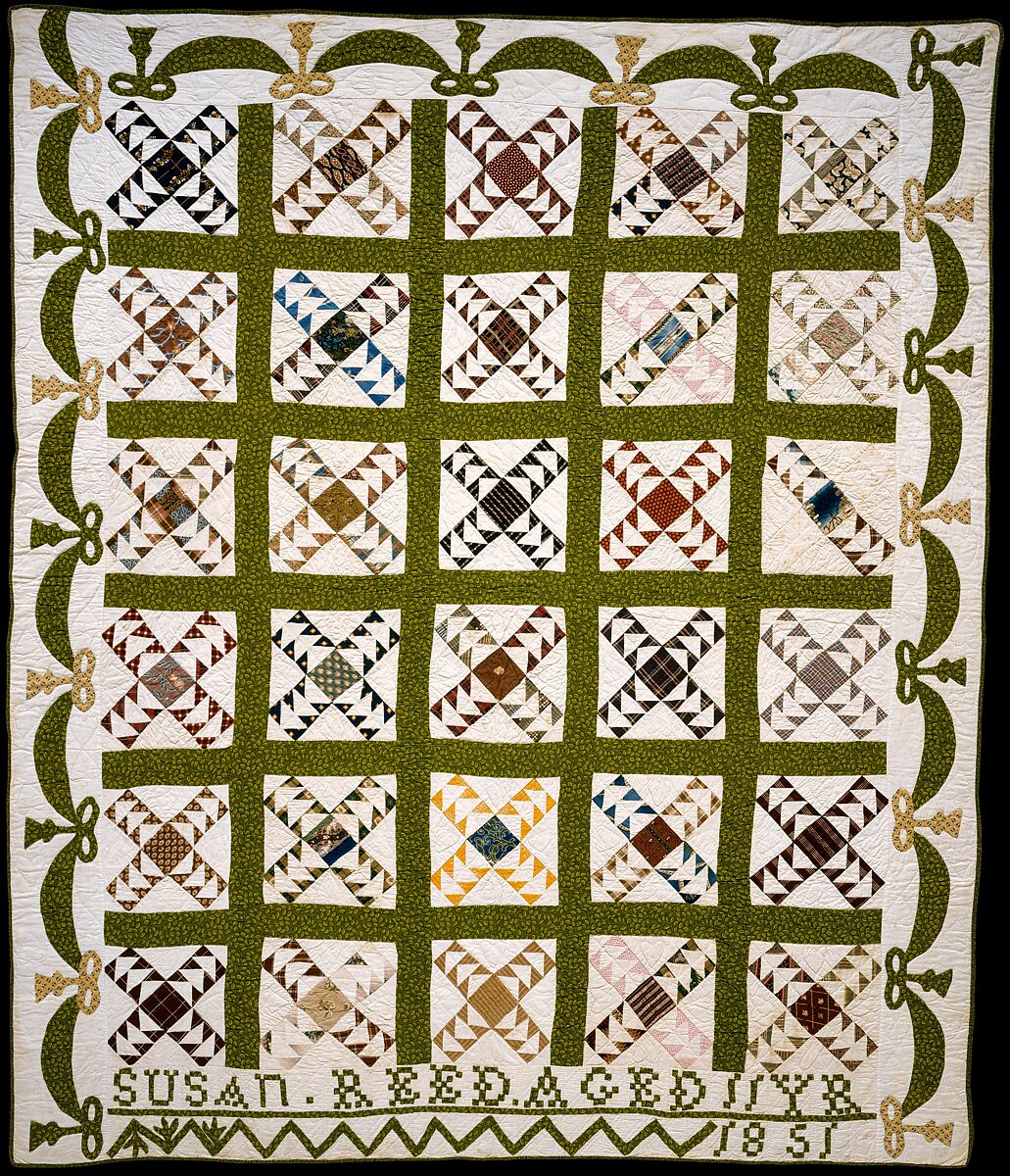 Wild Goose Chase Quilt, Susan Reed Ruddick  American, Cotton, American