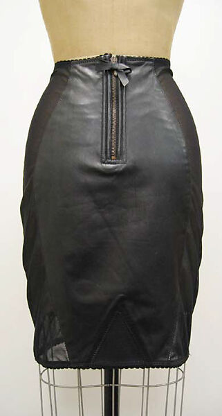 Ensemble, Jean Paul Gaultier (French, born 1952), leather, synthetic, French