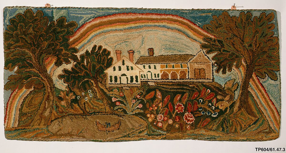 Lucy Trask Barnard - Hooked Rug - American - The Metropolitan