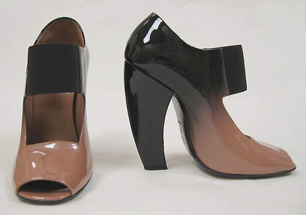 Ensemble, Prada (Italian, founded 1913), (a) plastic, wool, feathers, mohair, rayon; (b) silk, synthetic fiber, wool; (c, d) silk; (e, f) plastic (vinyl), leather, Italian