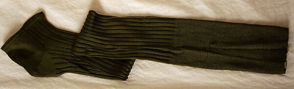 Ensemble, Prada (Italian, founded 1913), (a) plastic, wool, feathers, mohair, rayon; (b) silk, synthetic fiber, wool; (c, d) silk; (e, f) plastic (vinyl), leather, Italian