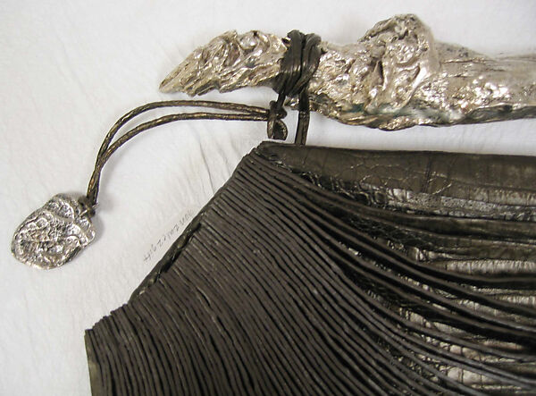 "Gleaner", Michele Oka Doner (American, born Miami Beach, Florida, 1945), crocodile skin, silver, American