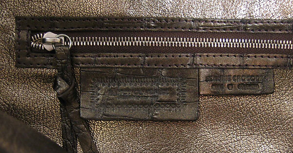 "Gleaner", Michele Oka Doner (American, born Miami Beach, Florida, 1945), crocodile skin, silver, American