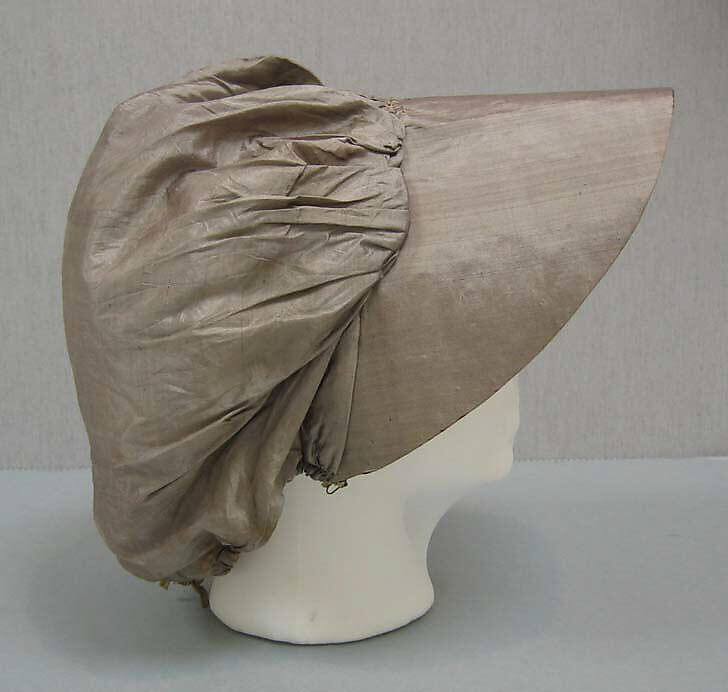 Cap, silk, probably American