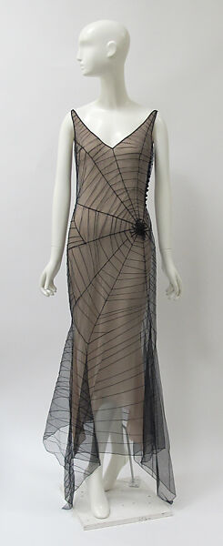 Dress, John Galliano (founded 1984), silk, synthetic, British