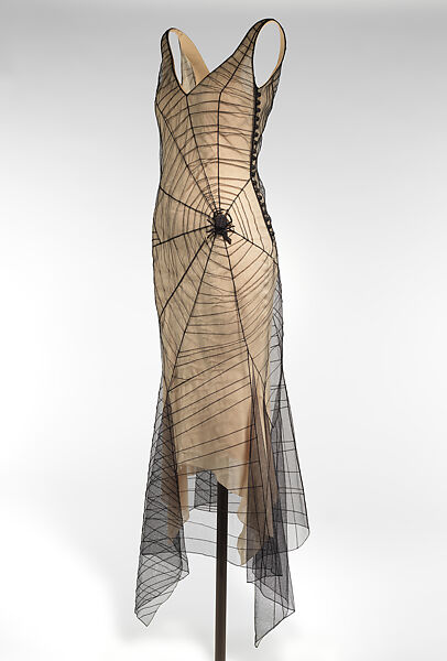 Dress, John Galliano (founded 1984), silk, synthetic, British