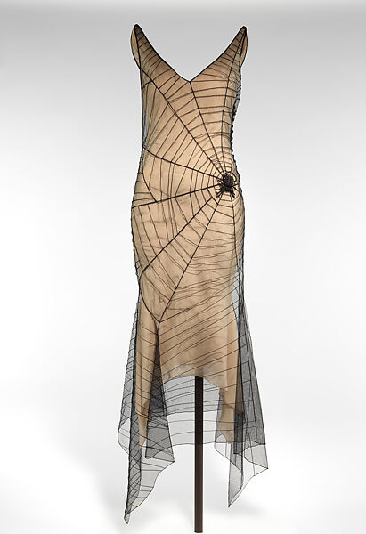 Dress, John Galliano (founded 1984), silk, synthetic, British 