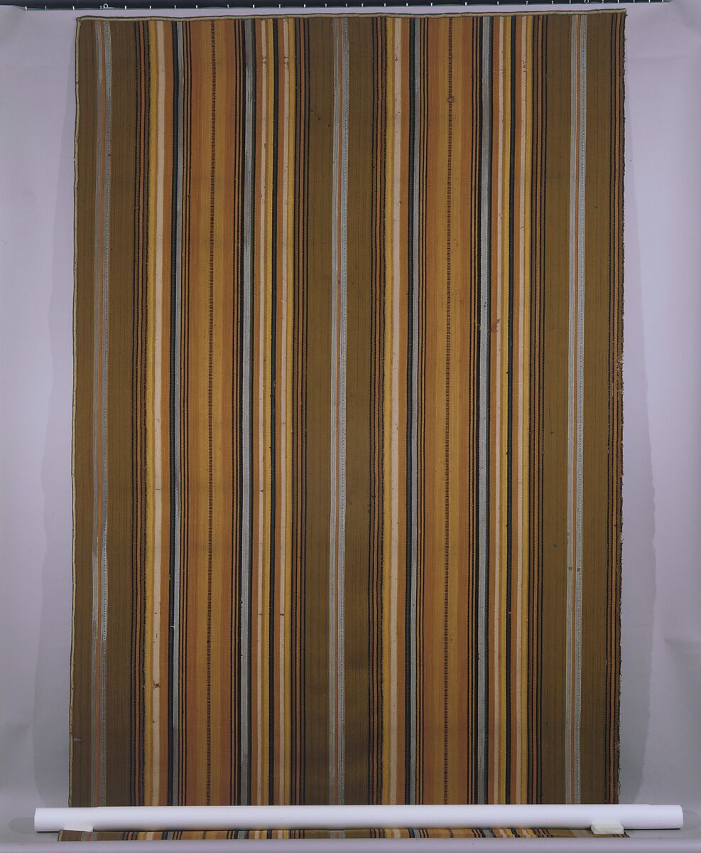 Woven Rug, Wool and cotton, woven, American