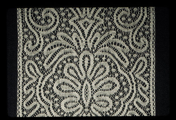 Lace Sample, Designed by Bert Edson, Cotton (?) lace, American