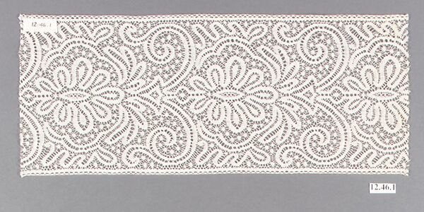 Lace Sample, Designed by Bert Edson, Cotton (?) lace, American 