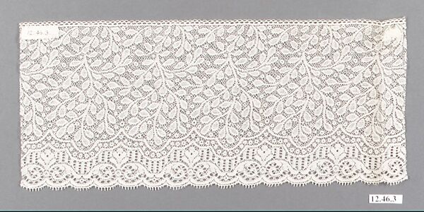 Lace Sample, Designed by Bert Edson, Cotton (?) lace, American 