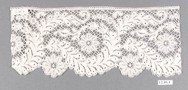 Lace Sample, Designed by Bert Edson, Cotton (?) lace, American 
