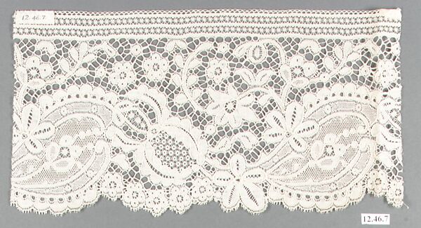 Lace Sample, Designed by Bert Edson, Cotton (?) lace, American 