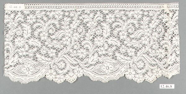 Lace Sample, Designed by Bert Edson, Cotton (?) lace, American 