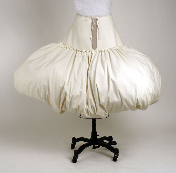 Underskirt, Yohji Yamamoto (Japanese, born Tokyo, 1943), cotton, Japanese