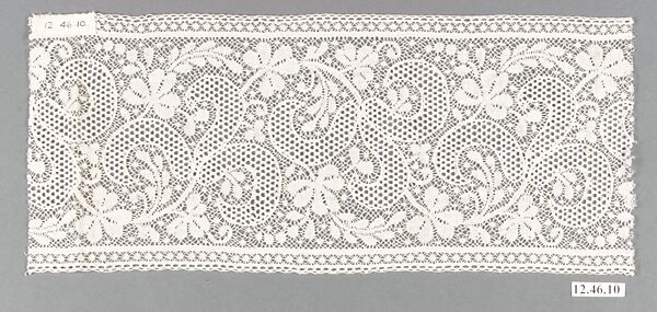 Lace Sample, Designed by Bert Edson, Cotton (?) lace, American 