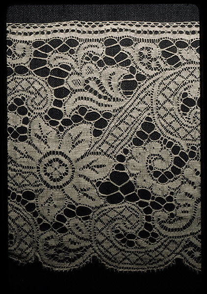 Lace Sample, Designed by Bert Edson, Cotton (?) lace, American