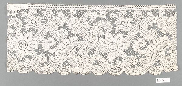 Lace Sample, Designed by Bert Edson, Cotton (?) lace, American 