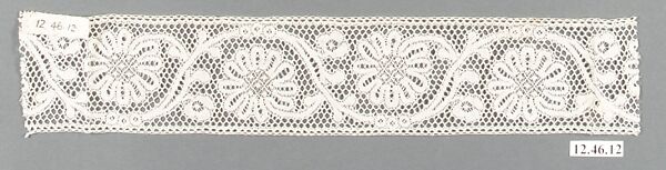 Lace Sample, Designed by Bert Edson, Cotton (?) lace, American 