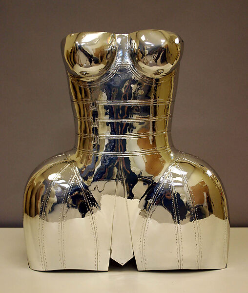 Dress, Dolce &amp; Gabbana (Italian, founded 1985), leather, silicon, Italian