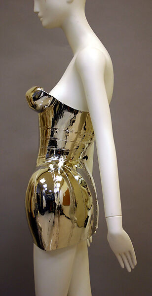 Dress, Dolce &amp; Gabbana (Italian, founded 1985), leather, silicon, Italian