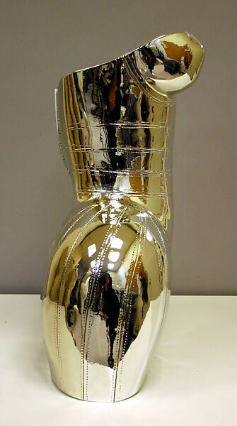 Dress, Dolce &amp; Gabbana (Italian, founded 1985), leather, silicon, Italian