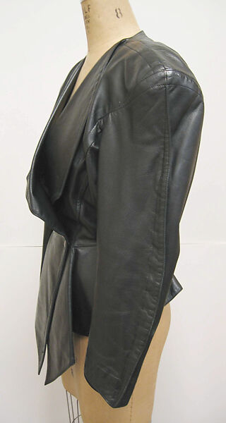 Ensemble, Mugler (French, founded 1974), leather, French