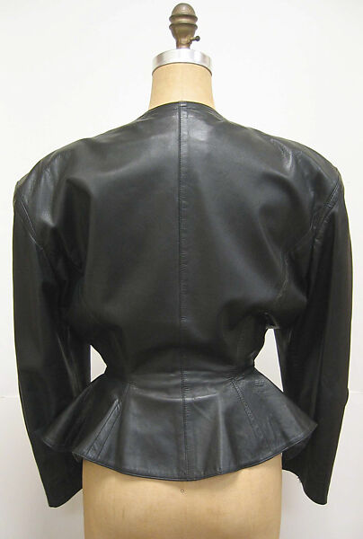 Ensemble, Mugler (French, founded 1974), leather, French