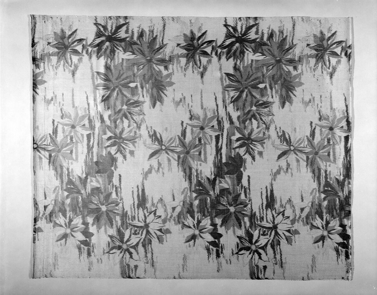 Clematis textile, Associated Artists (1883–1907), Silk, woven and printed, American