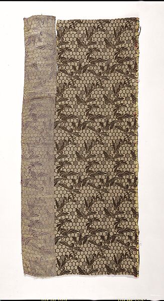 Bees-and-honeycomb textile, Candace Wheeler (American, Delhi, New York 1827–1923 New York), Silk and wool, woven, American