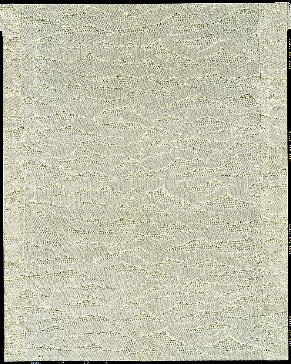 Water-pattern textile, Associated Artists (1883–1907), Silk, woven, American
