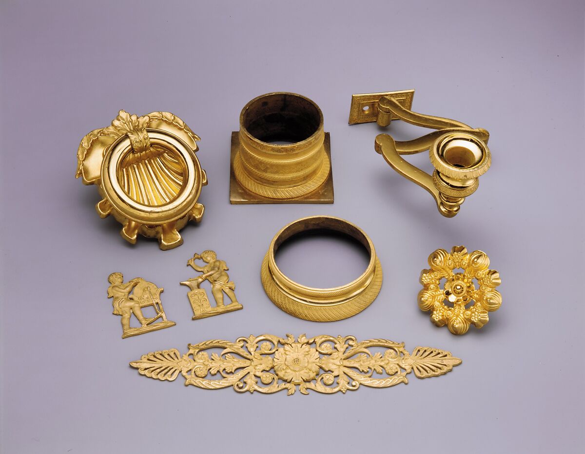 Furniture Hardware, Henry Kellam Hancock (1816–1851), Gilt brass 