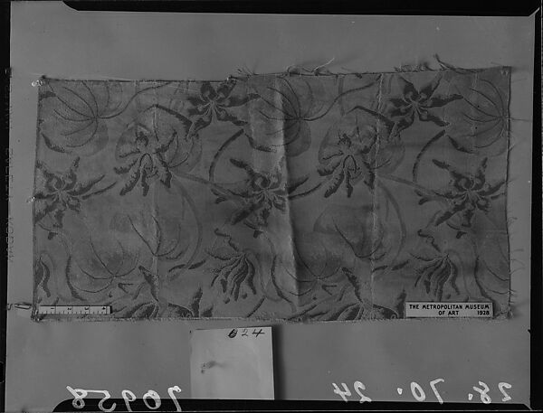 Sample, Designed by Candace Wheeler (American, Delhi, New York 1827–1923 New York), Silk, woven, American