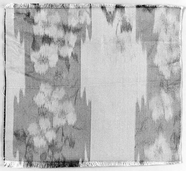 Apple-blossom textile, Associated Artists (1883–1907), Silk, printed, American