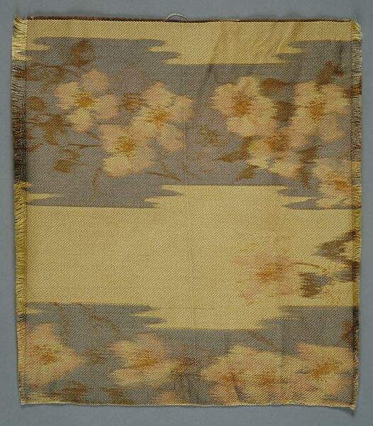 Apple-blossom textile, Associated Artists (1883–1907), Silk, printed, American