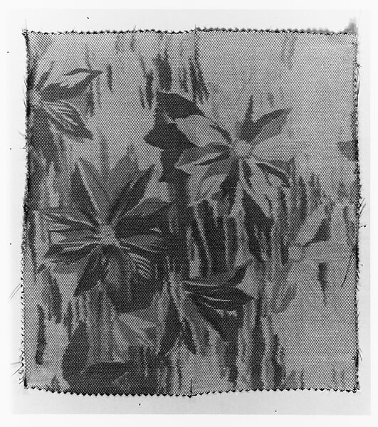 Clematis textile, Associated Artists (1883–1907), Silk, printed, American